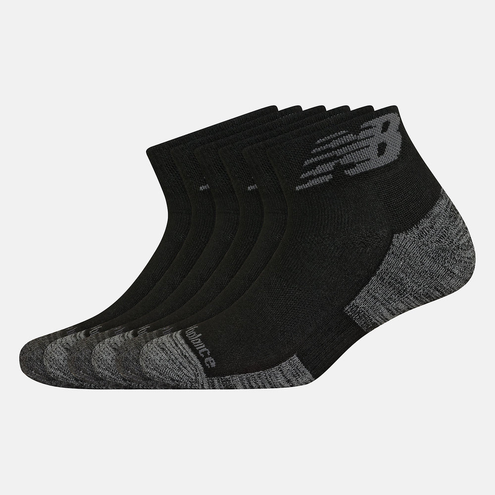Performance Cushion Quarter Socks 6 Pack / New Balance Women|Men