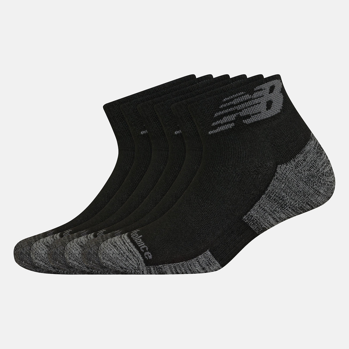 Performance Cushion Quarter Socks 6 Pack / New Balance Women|Men