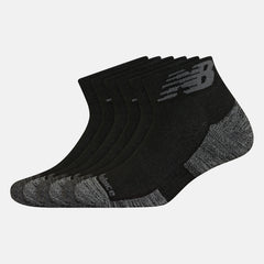 Performance Cushion Quarter Socks 6 Pack / New Balance Women|Men