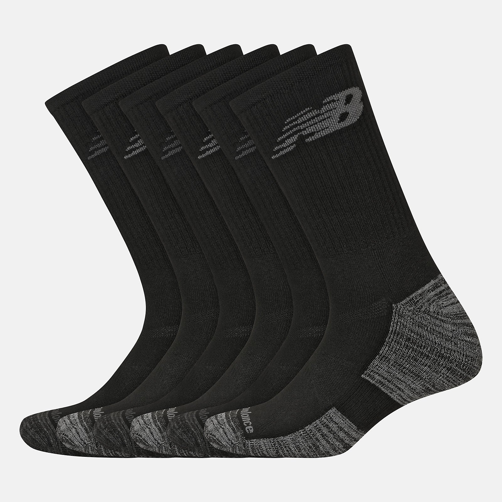 Performance Cushion Crew Socks 6 Pack / New Balance Women|Men