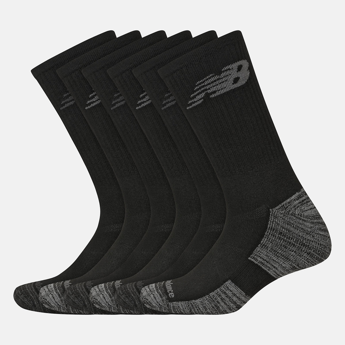 Performance Cushion Crew Socks 6 Pack / New Balance Women|Men