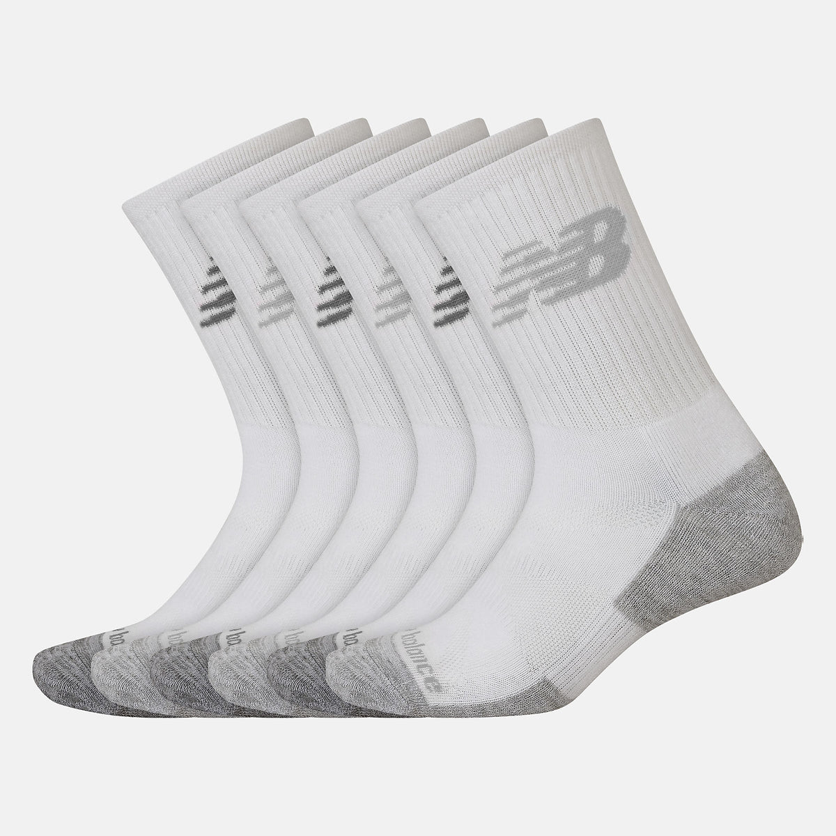 Performance Cushion Crew Socks 6 Pack / New Balance Women|Men
