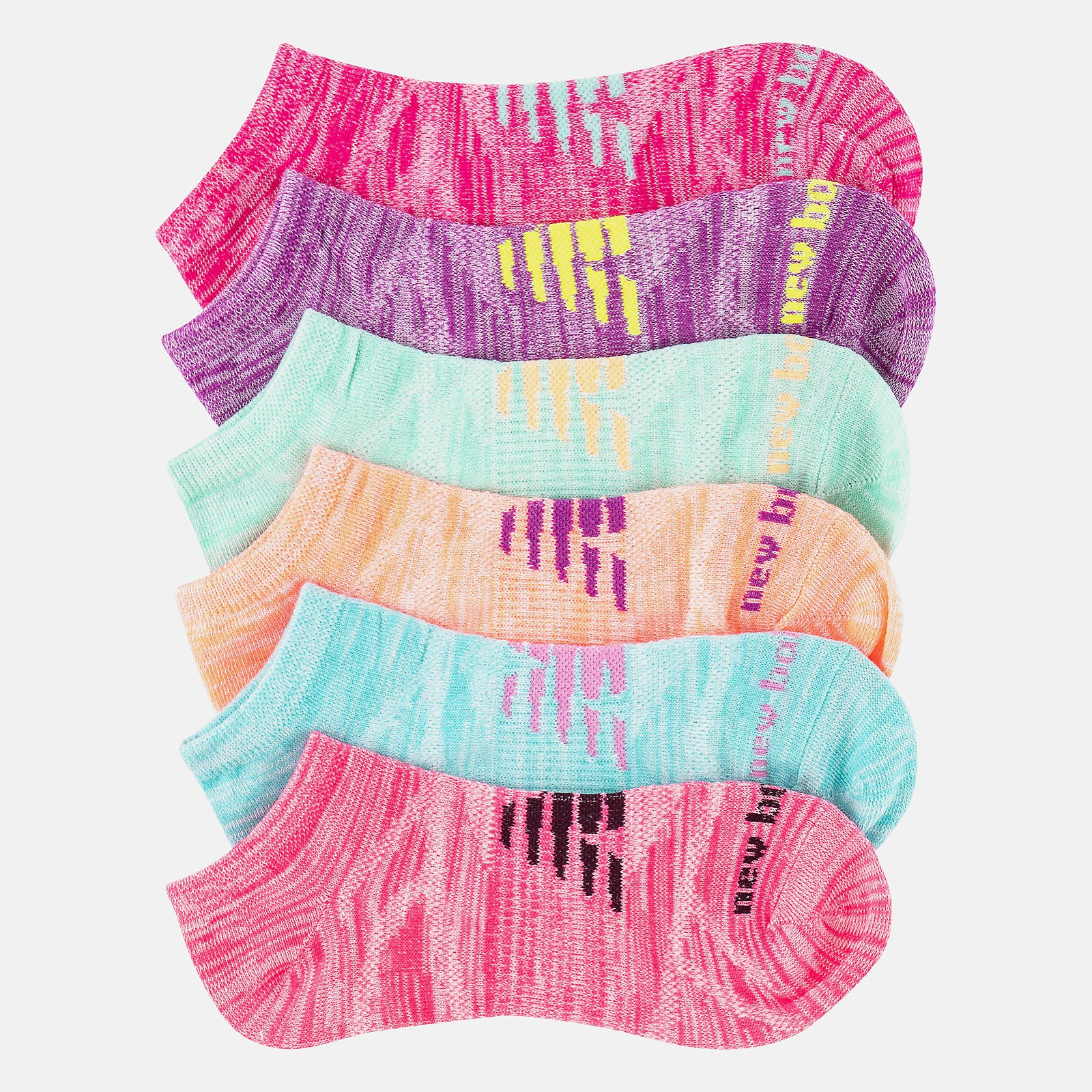 Lightweight No Show Socks 6 Pack / New Balance Women|Men