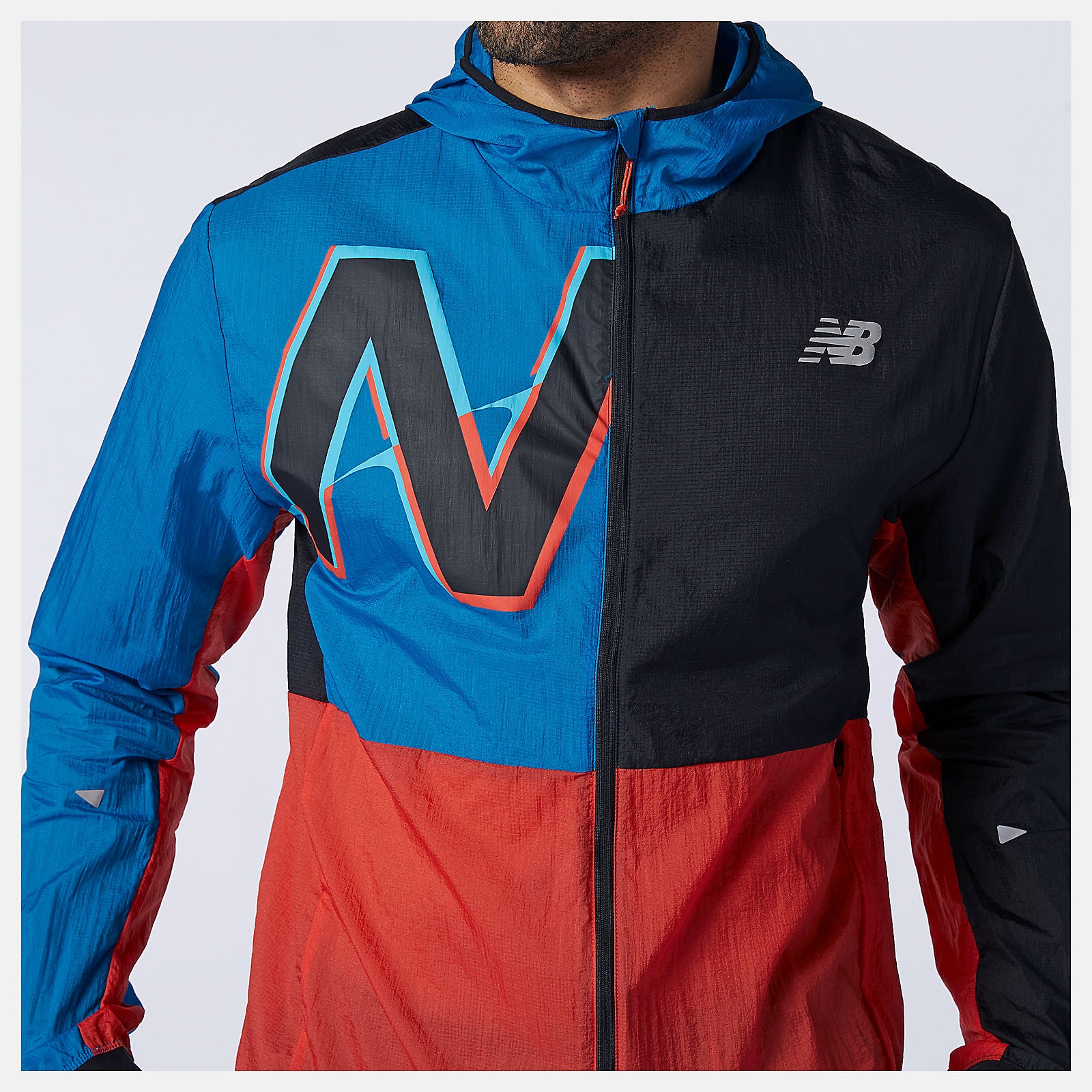 Printed Impact Run Light Pack Jacket / New Balance Men