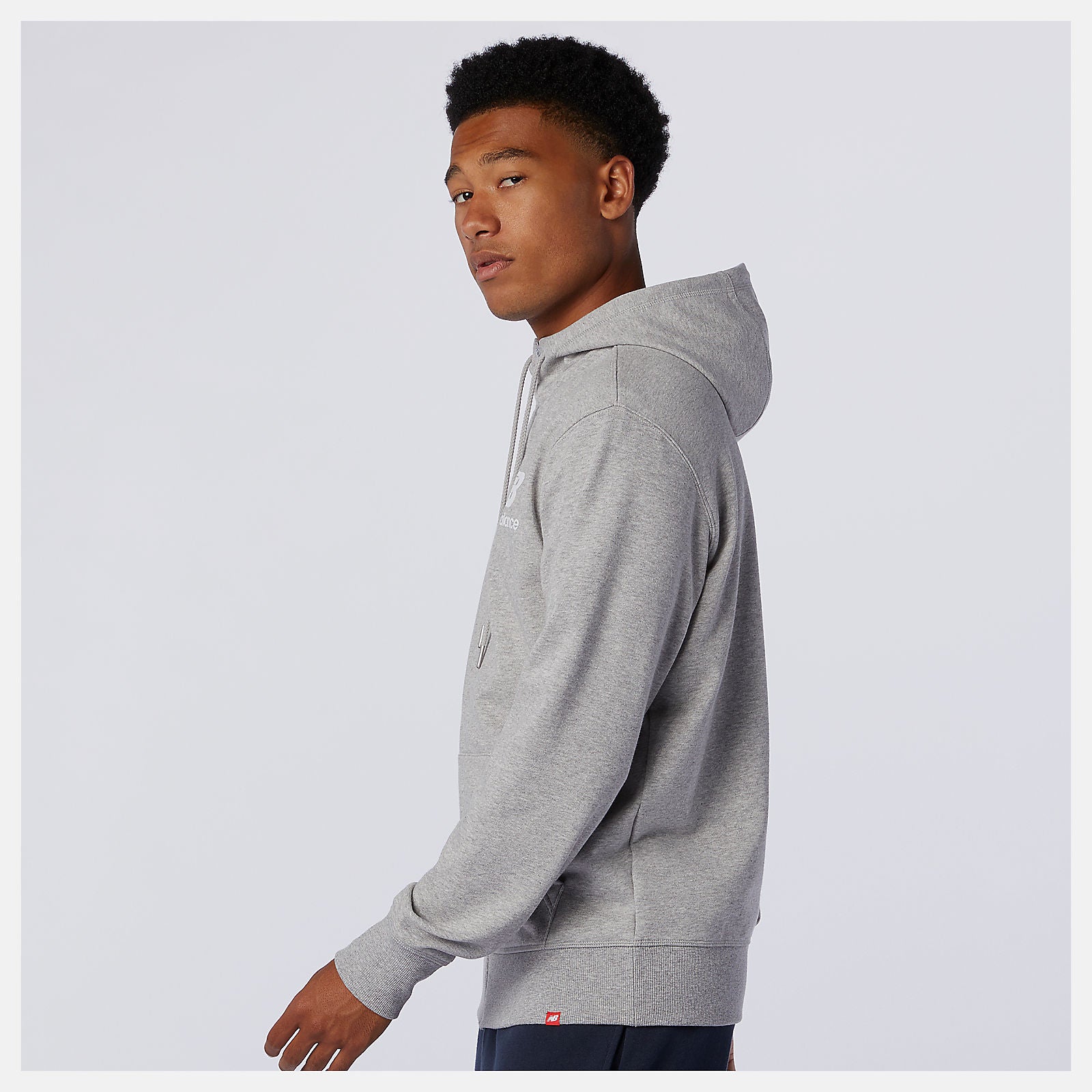 NB Essentials Stacked Full Zip Hoodie / New Balance Men