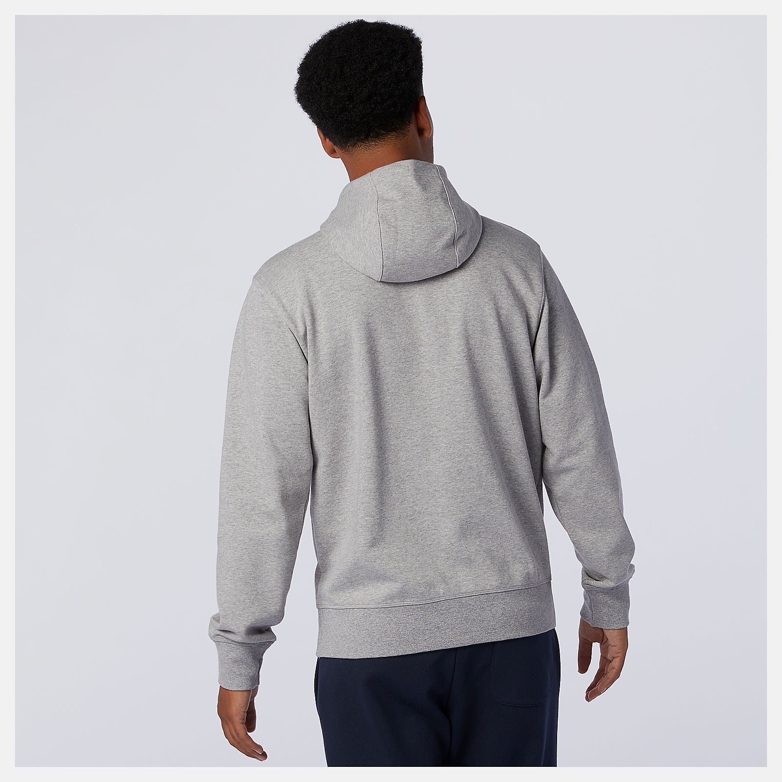 NB Essentials Stacked Full Zip Hoodie / New Balance Men
