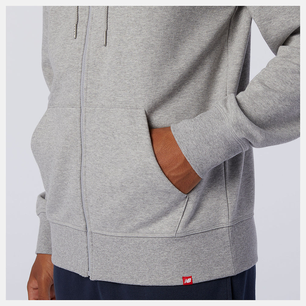 NB Essentials Stacked Full Zip Hoodie / New Balance Men