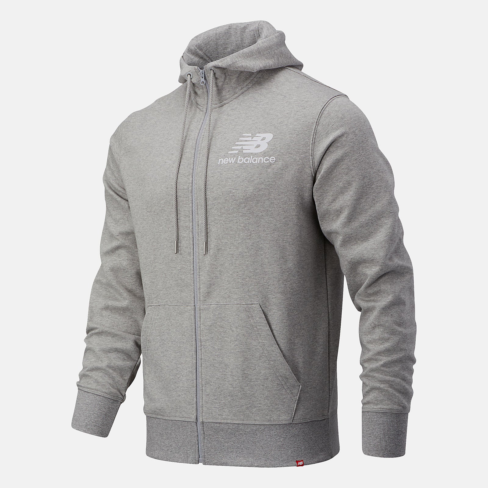 NB Essentials Stacked Full Zip Hoodie / New Balance Men