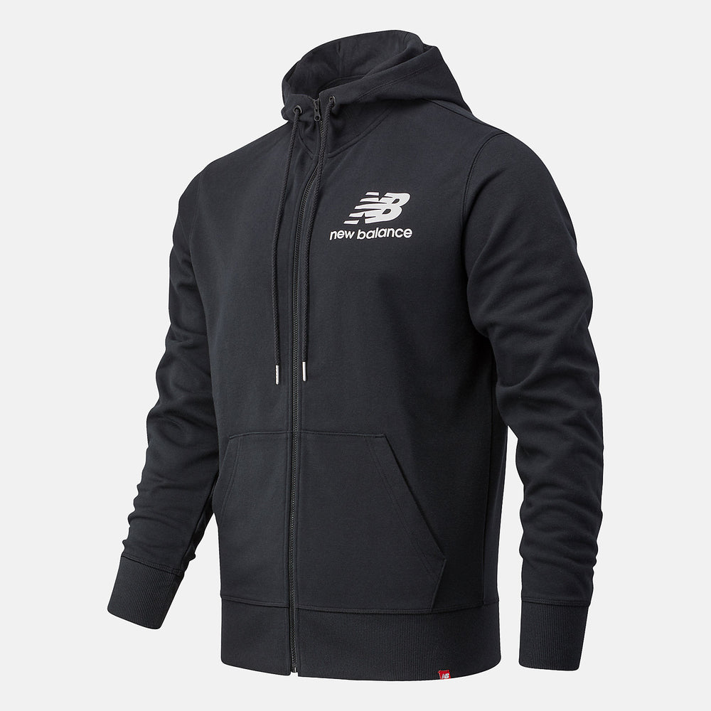 NB Essentials Stacked Full Zip Hoodie / New Balance Men