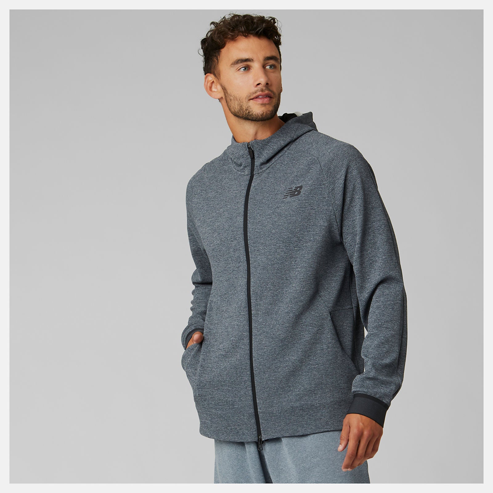 NB Basketball Finisher Full Zip / New Balance Men