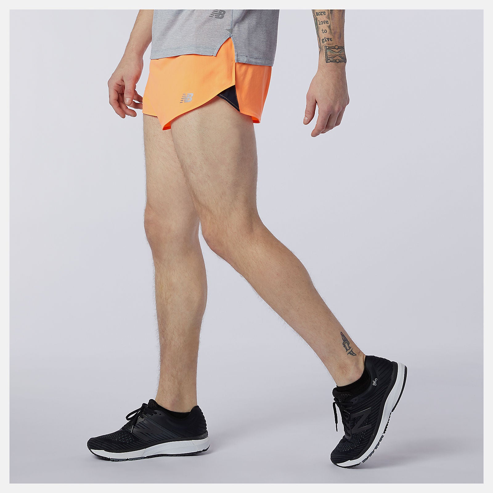 Impact Run 3 Inch Split Short / New Balance Men