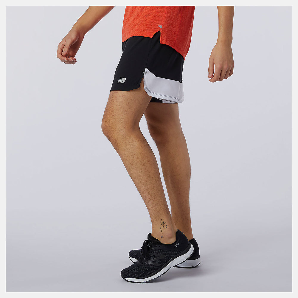 Printed Impact Run 5 Inch Short / New Balance Men