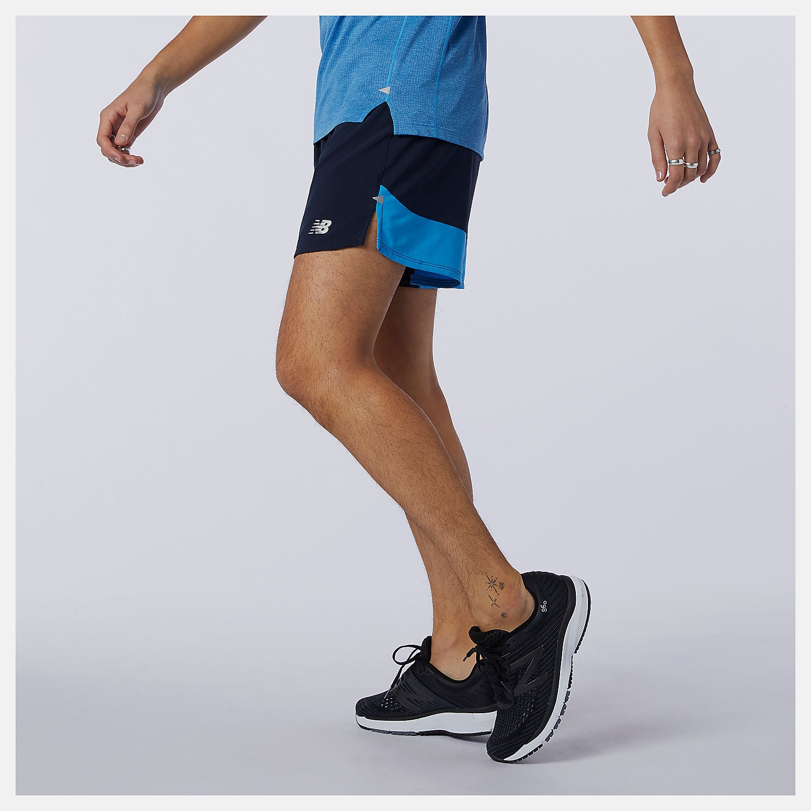 Printed Impact Run 5 Inch Short / New Balance Men