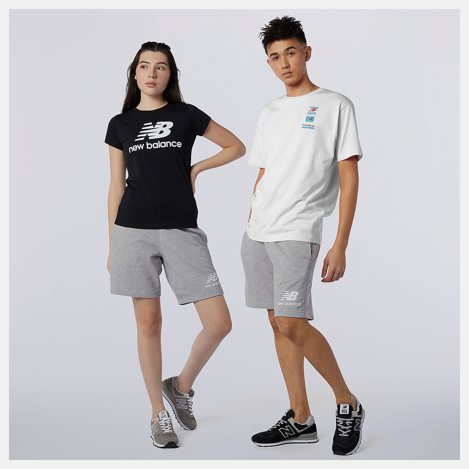 NB Essentials Stacked Logo Short / New Balance Women|Men