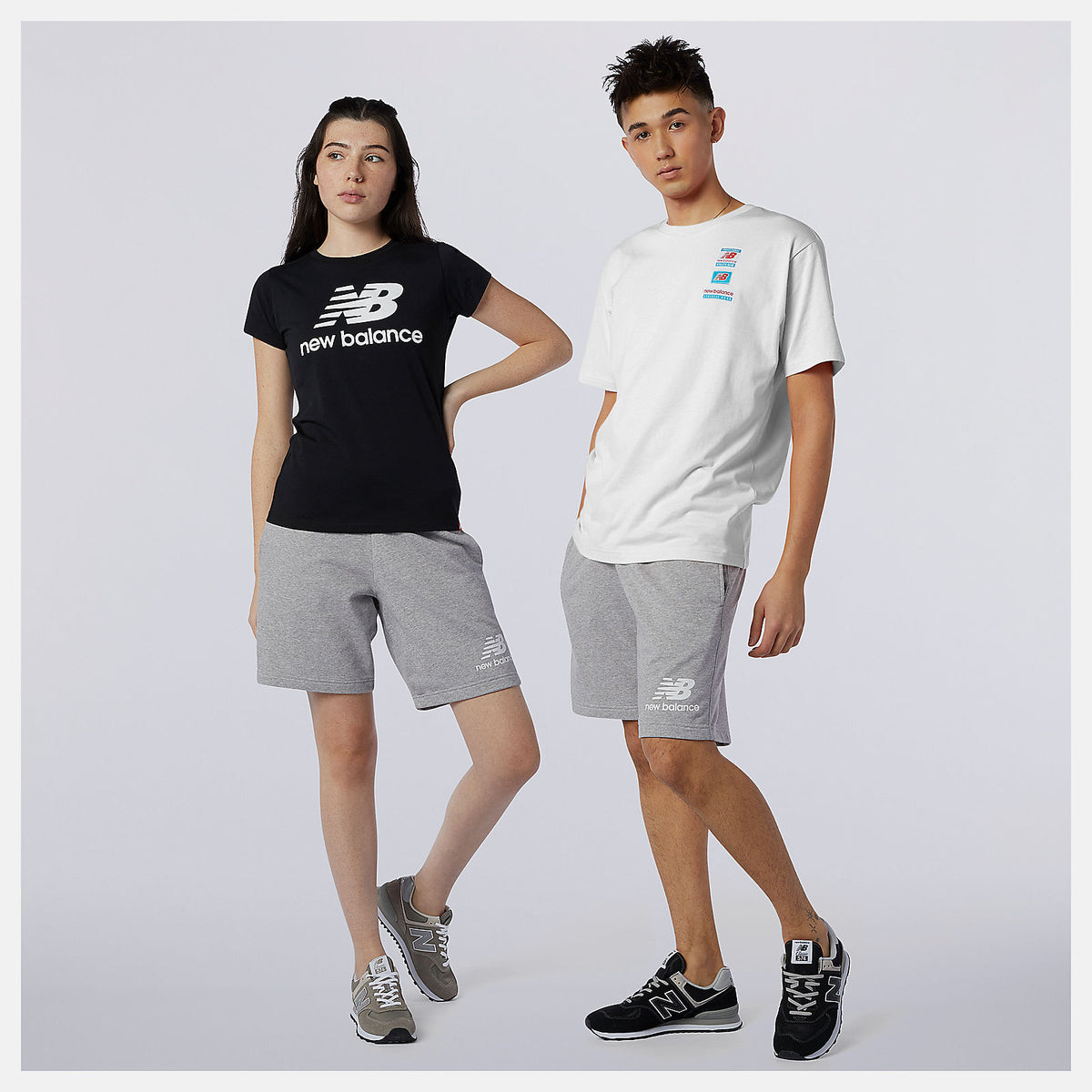 NB Essentials Stacked Logo Short / New Balance Women|Men