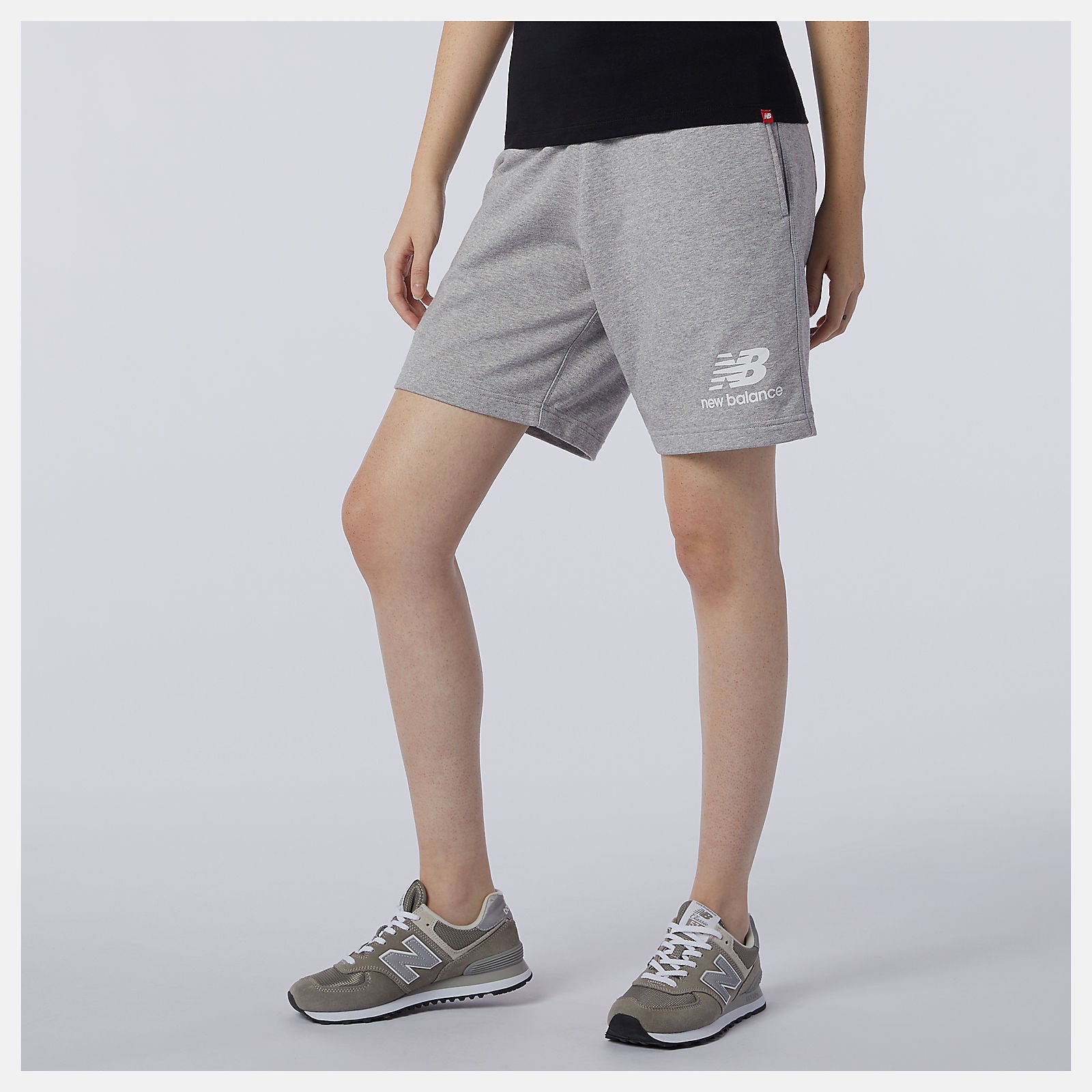 NB Essentials Stacked Logo Short / New Balance Women|Men