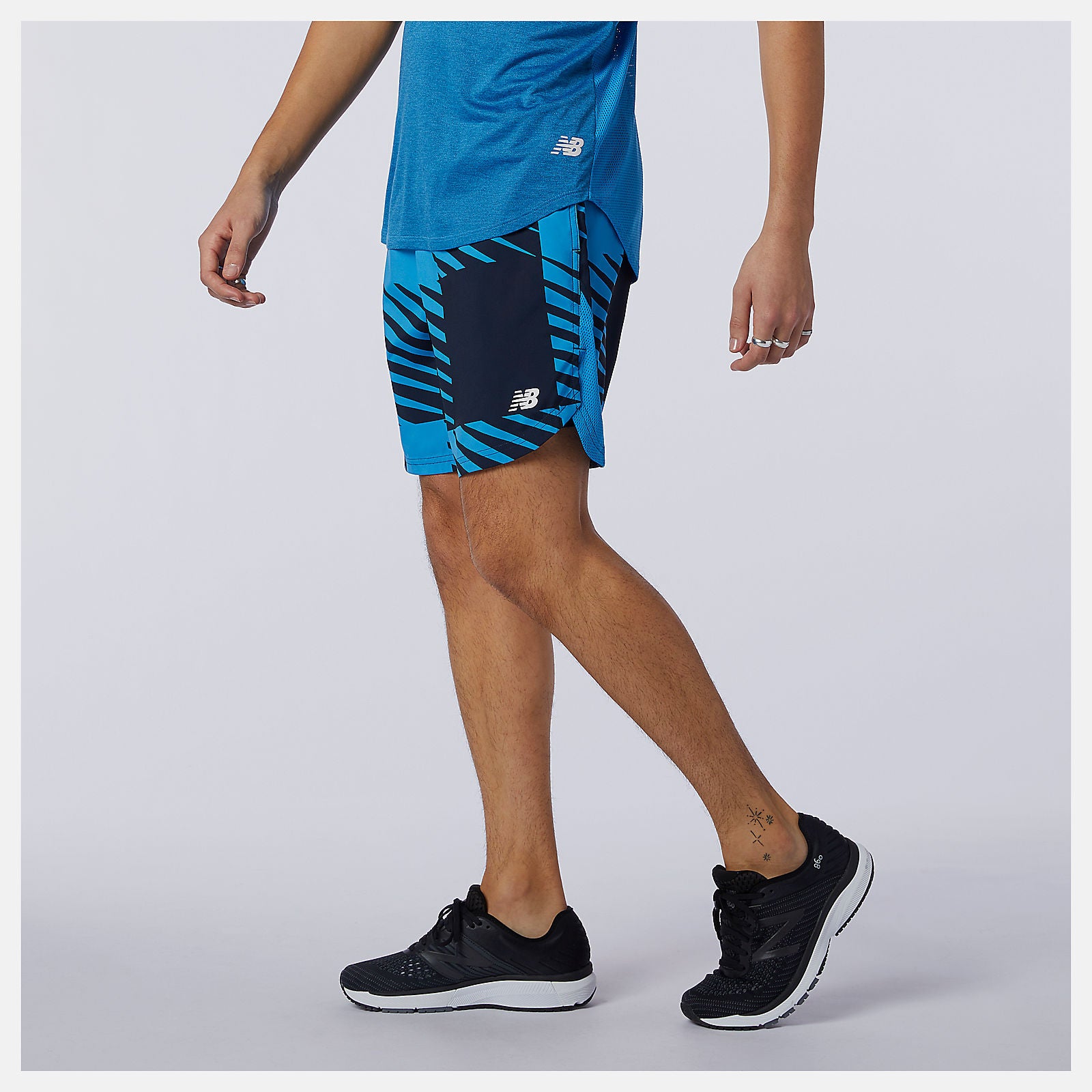 Printed Fast Flight 2 in 1 7 inch Short / New Balance Men