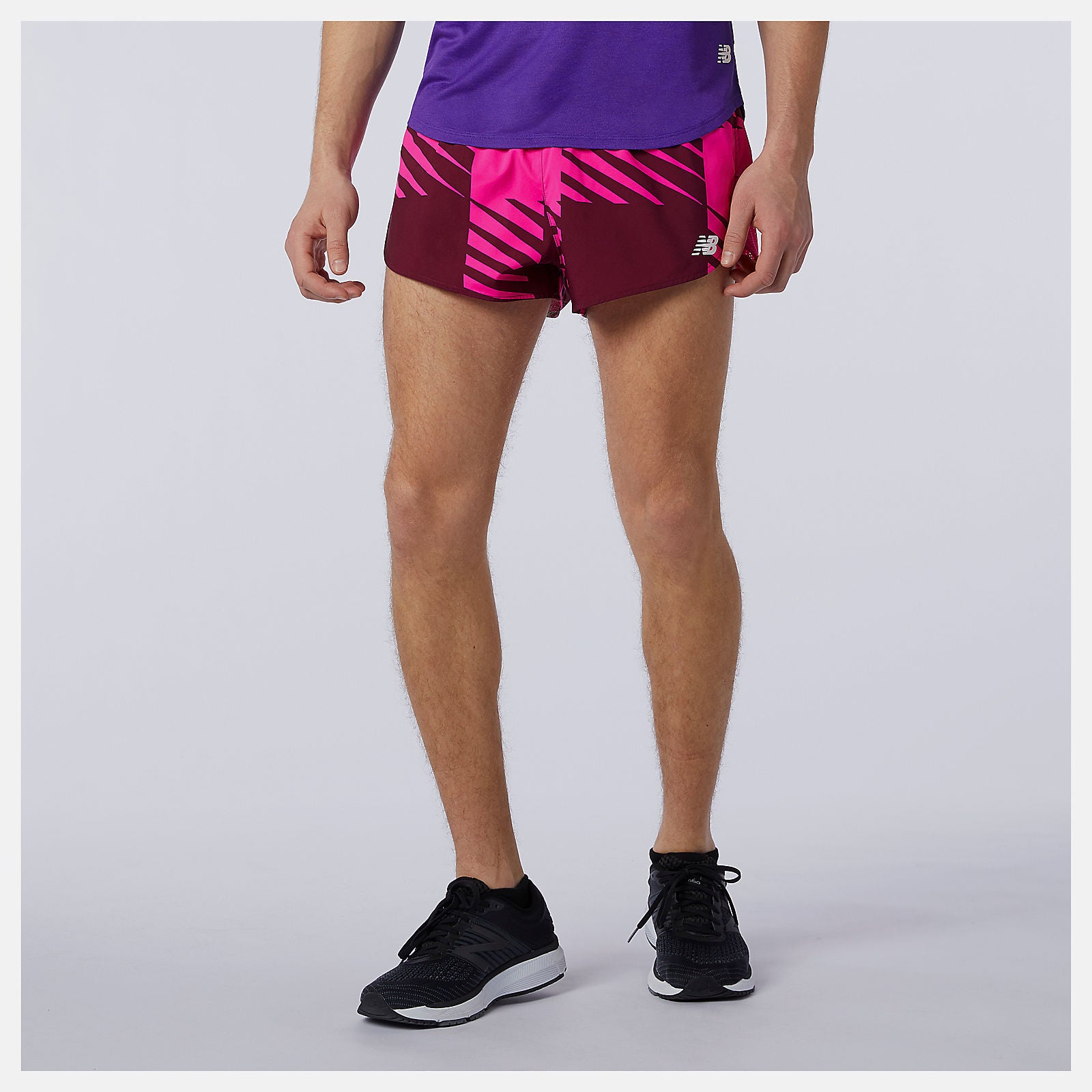 Printed Fast Flight 3 inch Split Short / New Balance Men