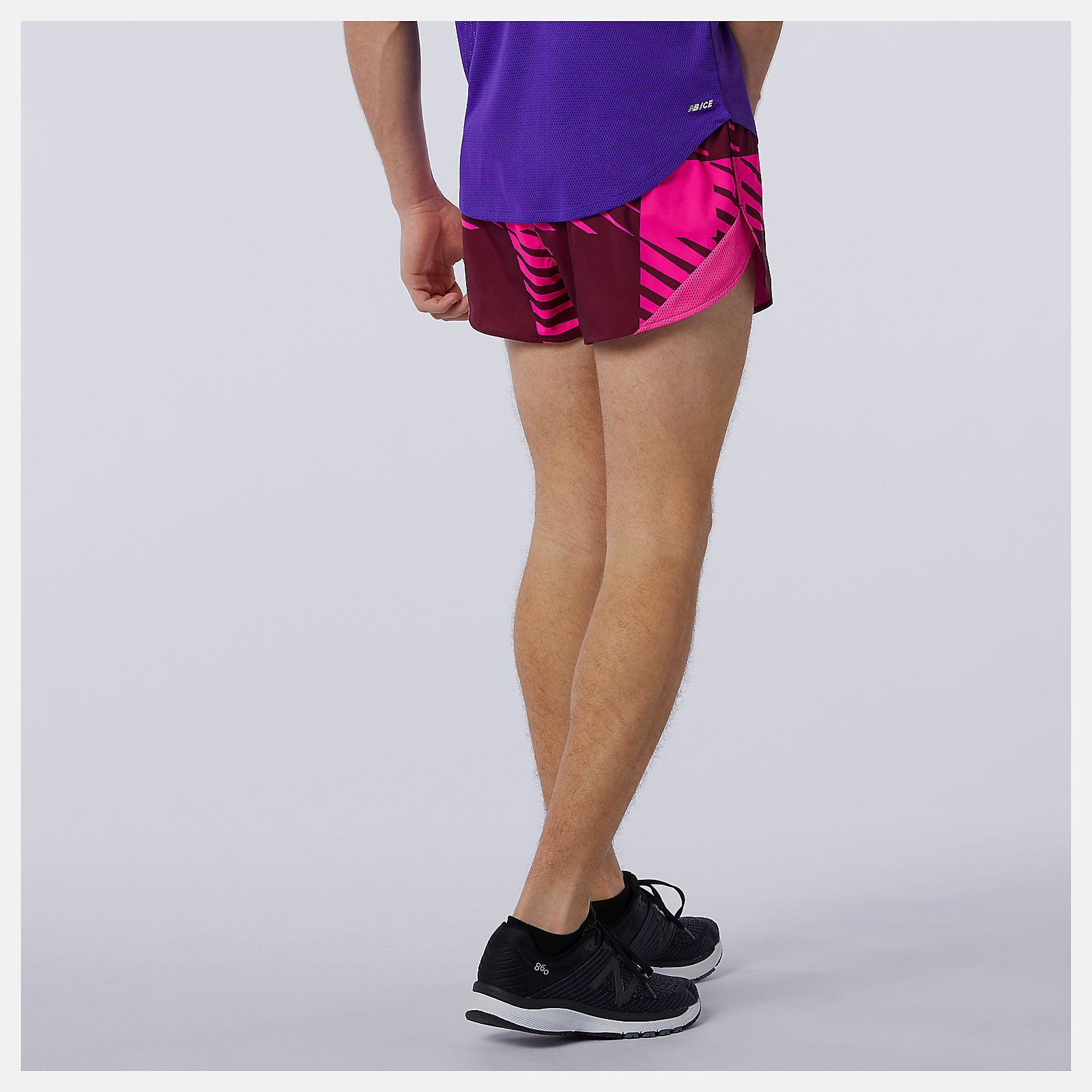 Printed Fast Flight 3 inch Split Short / New Balance Men