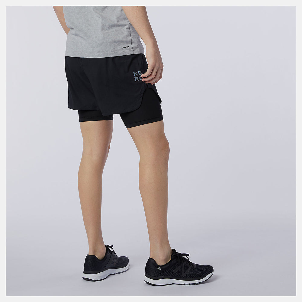 Q Speed Fuel 2 in 1 5 Inch Short / New Balance Men