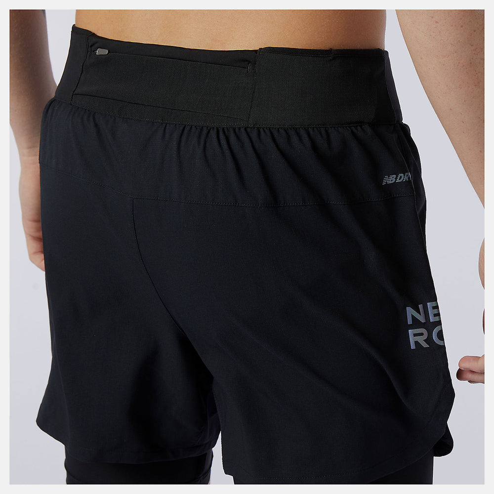 Q Speed Fuel 2 in 1 5 Inch Short / New Balance Men