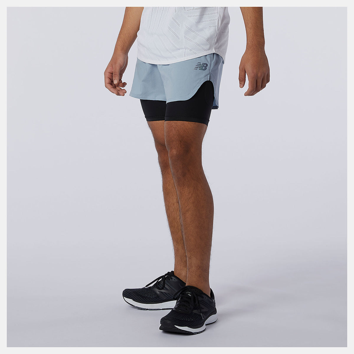 Q Speed Fuel 2 in 1 5 Inch Short / New Balance Men
