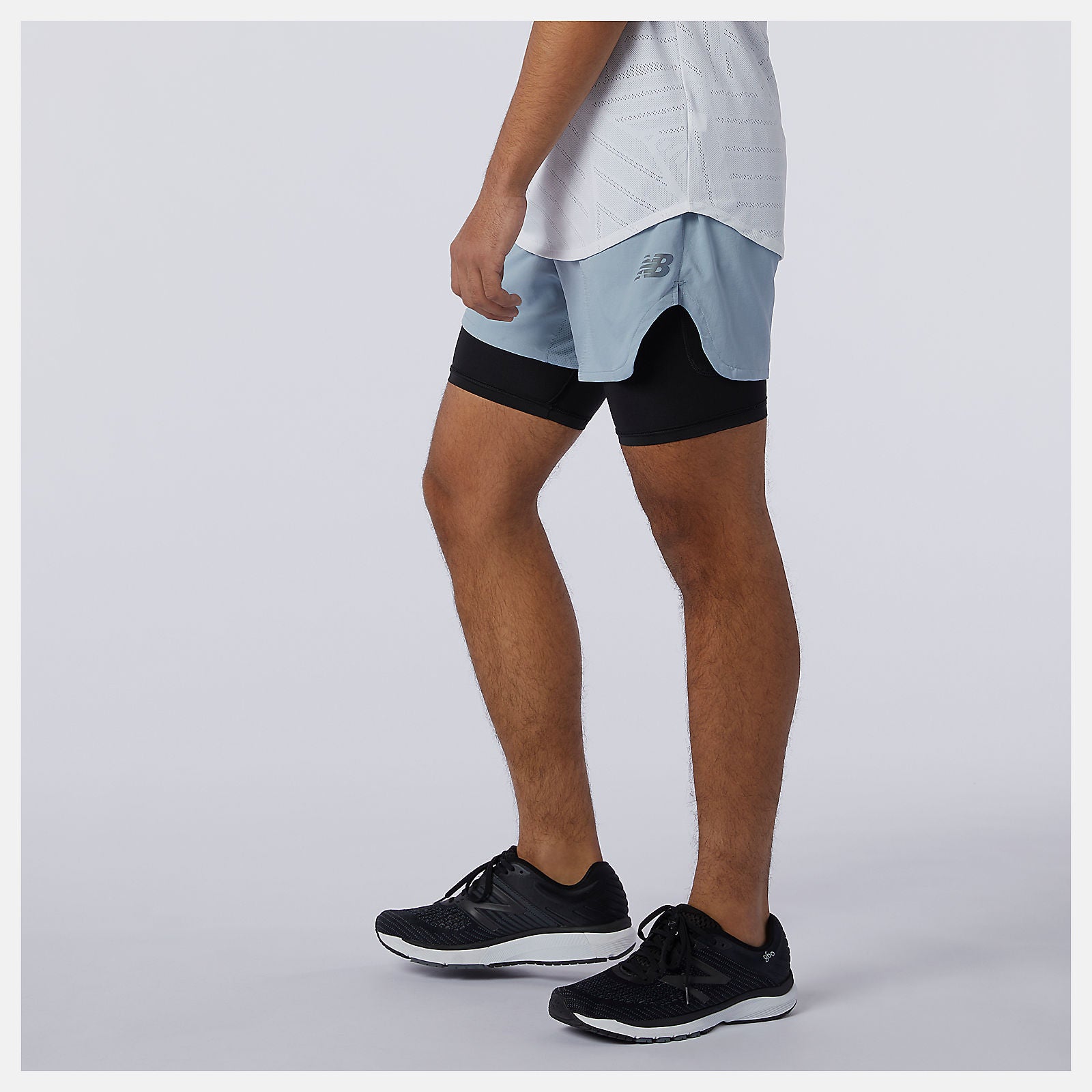 Q Speed Fuel 2 in 1 5 Inch Short / New Balance Men