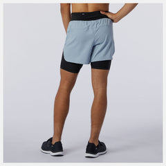 Q Speed Fuel 2 in 1 5 Inch Short / New Balance Men