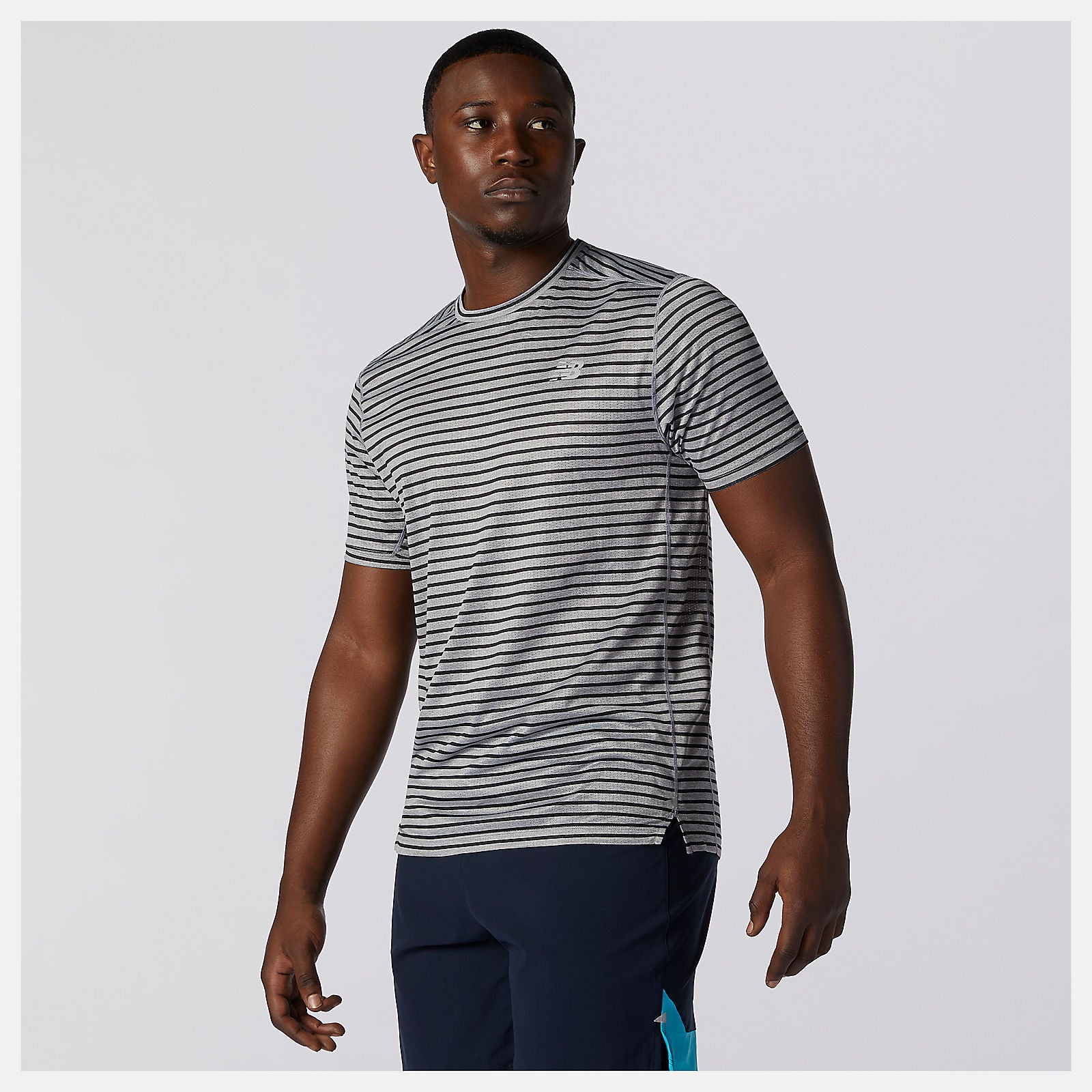 Printed Impact Run Short Sleeve / New Balance Men