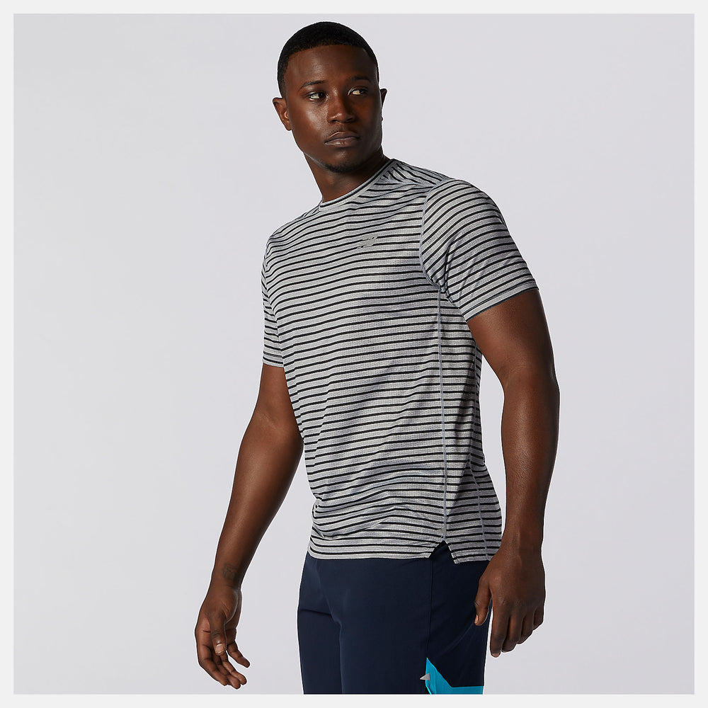 Printed Impact Run Short Sleeve / New Balance Men