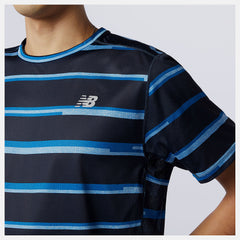 Printed Impact Run Short Sleeve / New Balance Men
