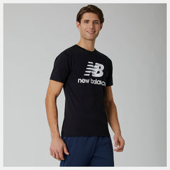 Essentials Stacked Logo Tee / New Balance Men