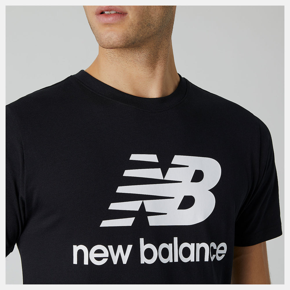 Essentials Stacked Logo Tee / New Balance Men