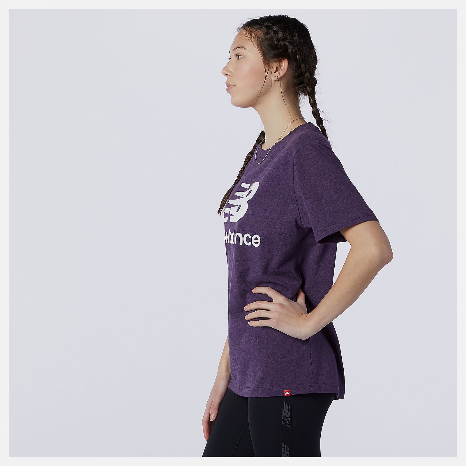Essentials Stacked Logo Tee / New Balance Men