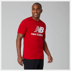 Essentials Stacked Logo Tee / New Balance Men