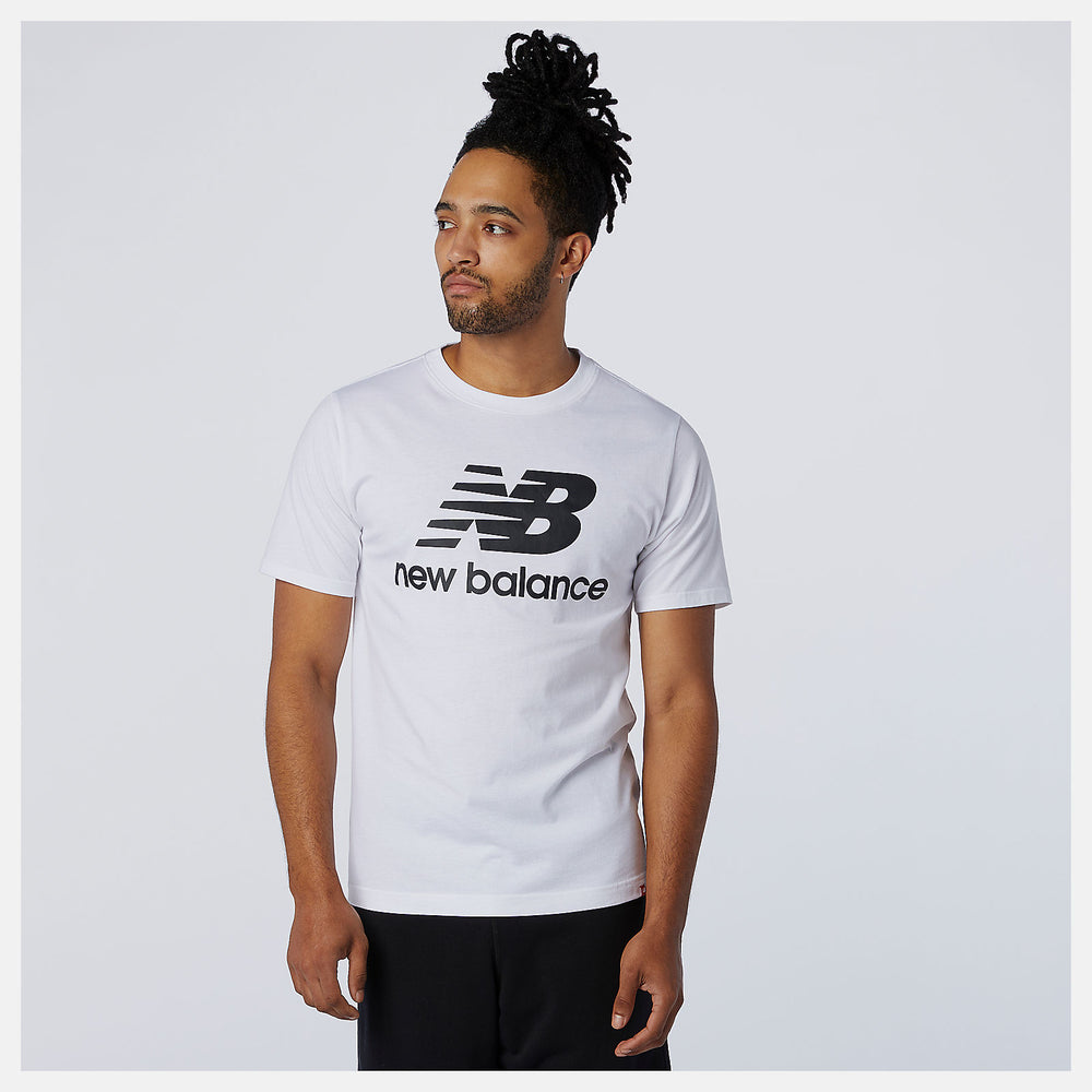 Essentials Stacked Logo Tee / New Balance Men