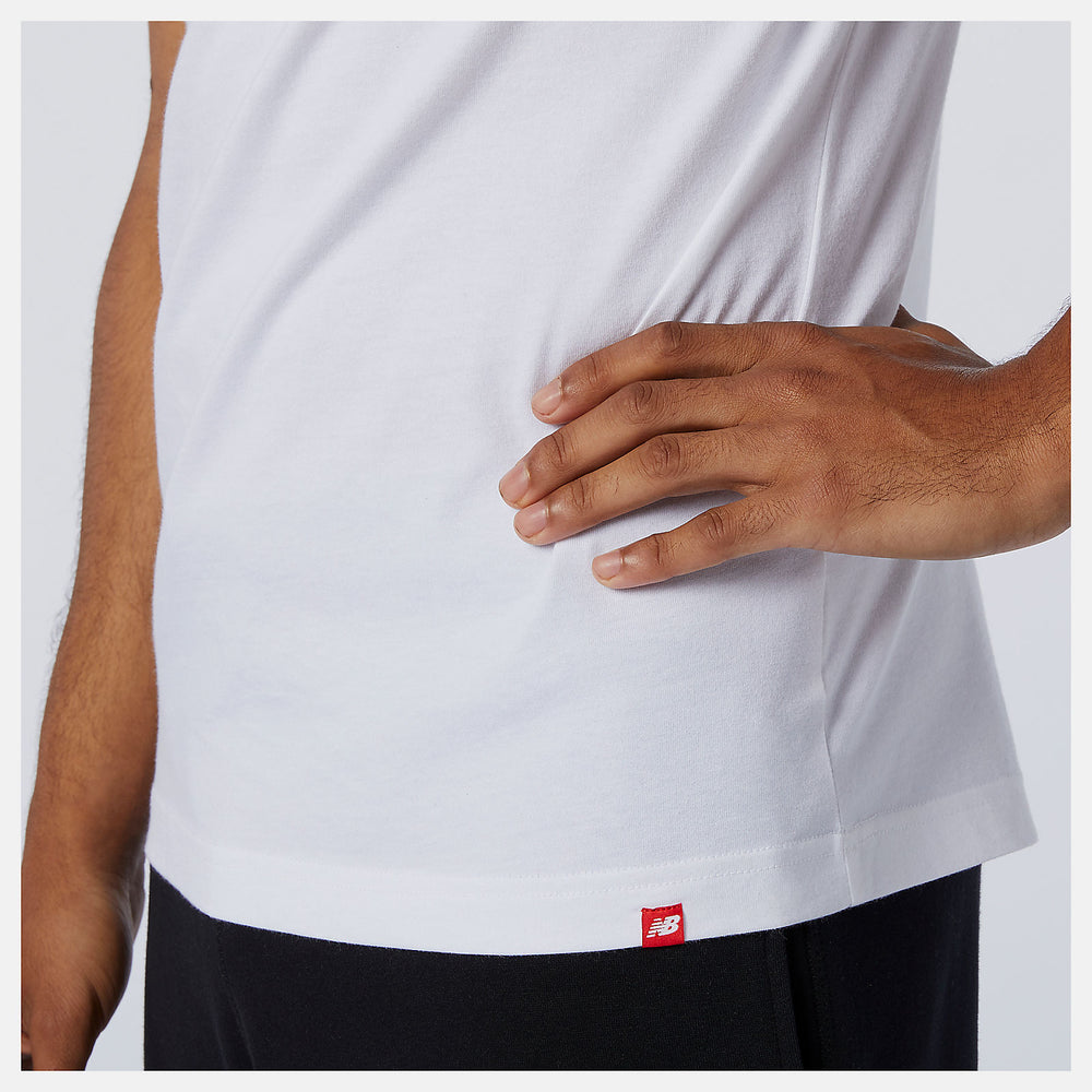 Essentials Stacked Logo Tee / New Balance Men