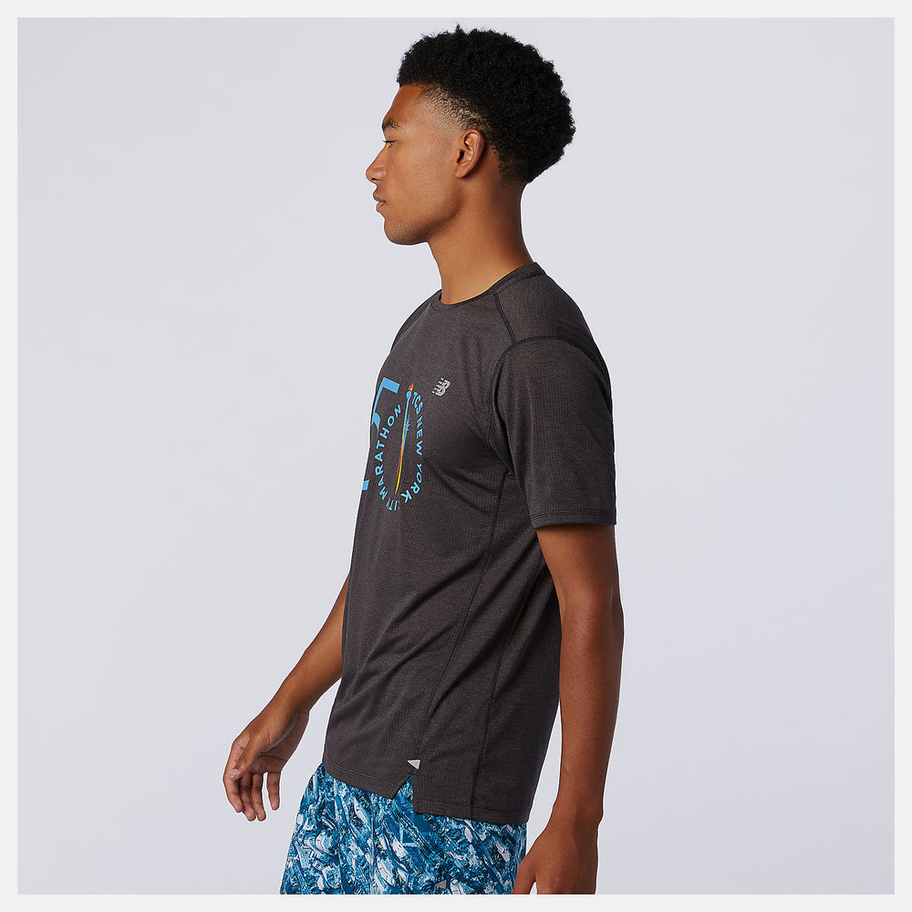NYC Marathon Impact Run Short Sleeve / New Balance Men