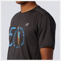 NYC Marathon Impact Run Short Sleeve / New Balance Men