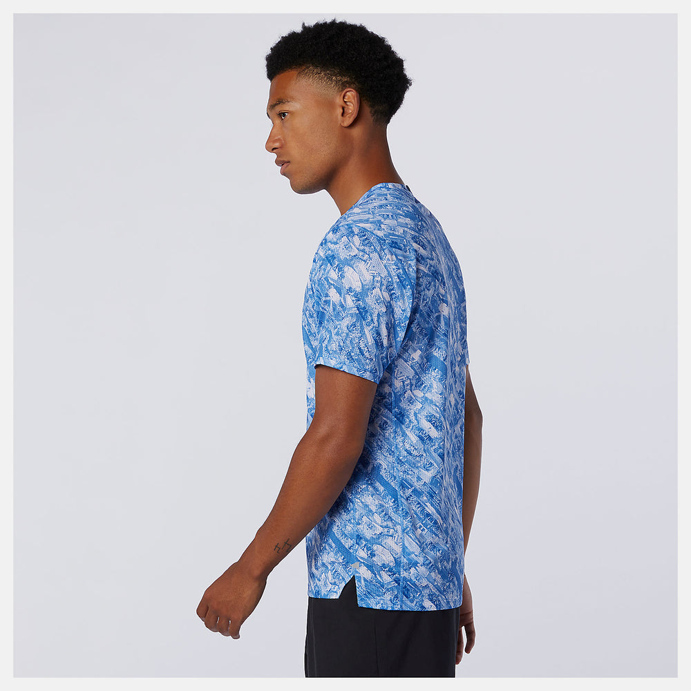NYC Marathon Printed Impact Run Short Sleeve / New Balance Men