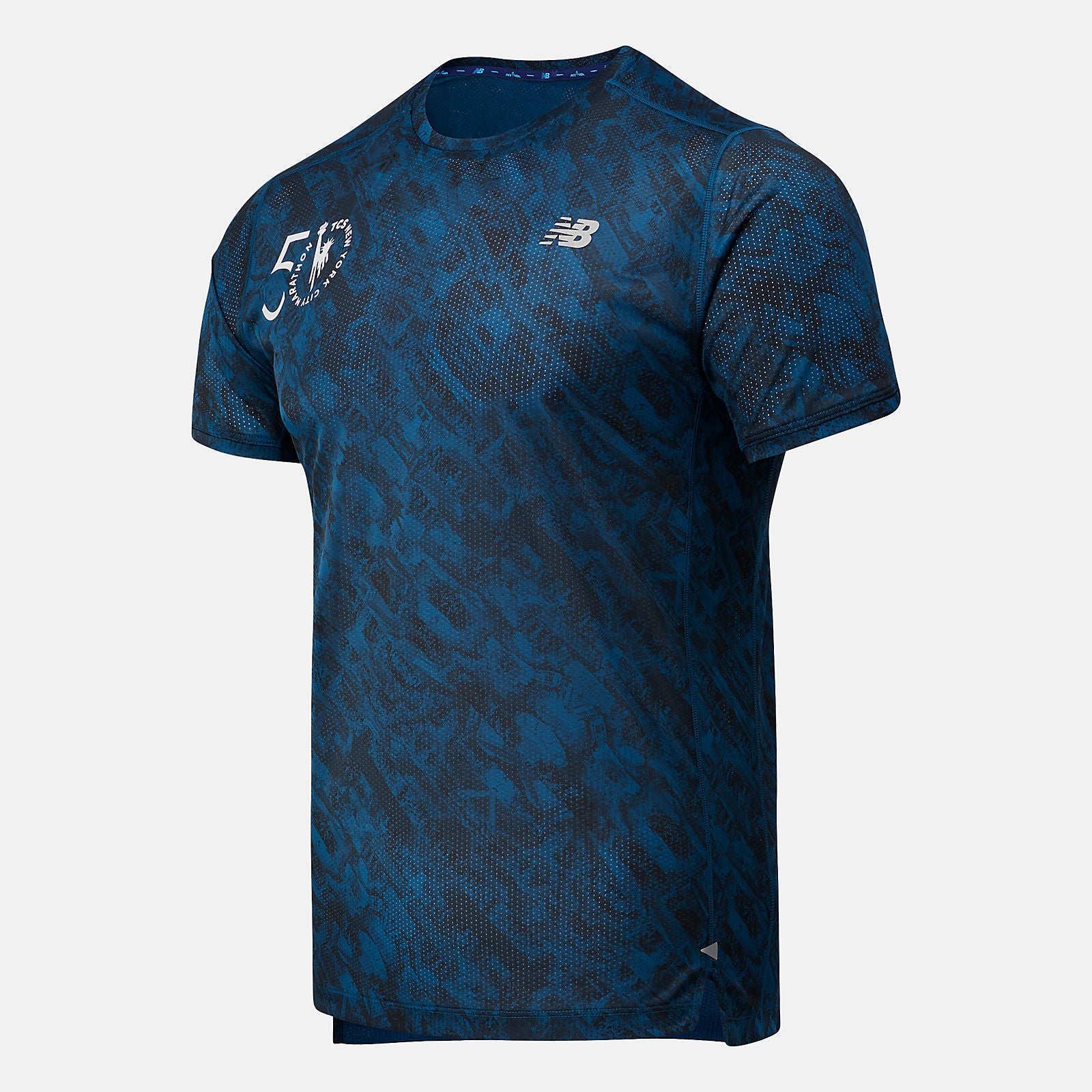 NYC Marathon Printed Impact Run Short Sleeve / New Balance Men