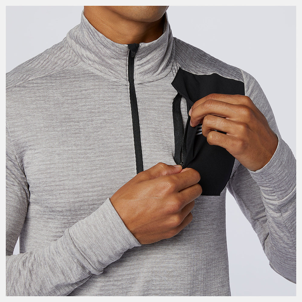 NB Heat Grid Half Zip / New Balance Men