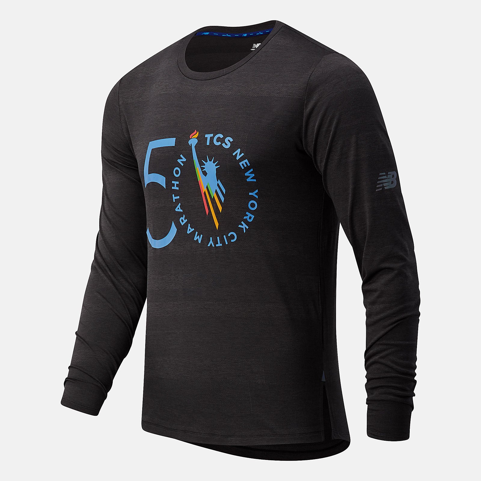 NYC Marathon Q Speed Fuel Jacquard Long Sleeve / New Balance Men