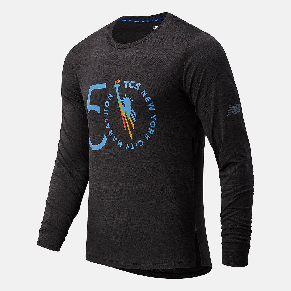 NYC Marathon Q Speed Fuel Jacquard Long Sleeve / New Balance Men
