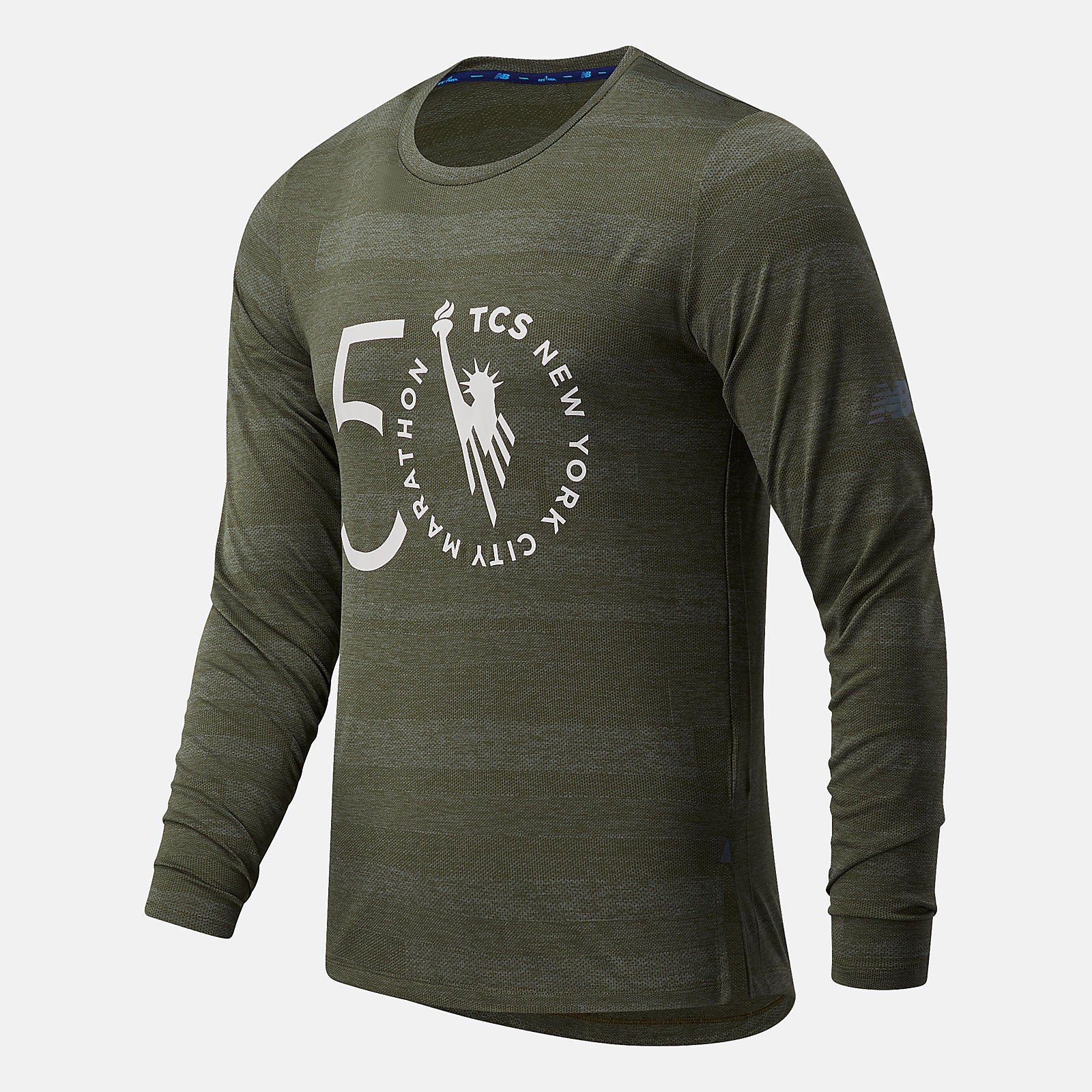 NYC Marathon Q Speed Fuel Jacquard Long Sleeve / New Balance Men