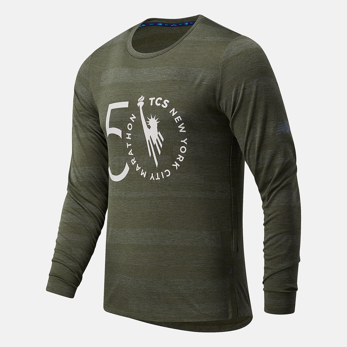 NYC Marathon Q Speed Fuel Jacquard Long Sleeve / New Balance Men