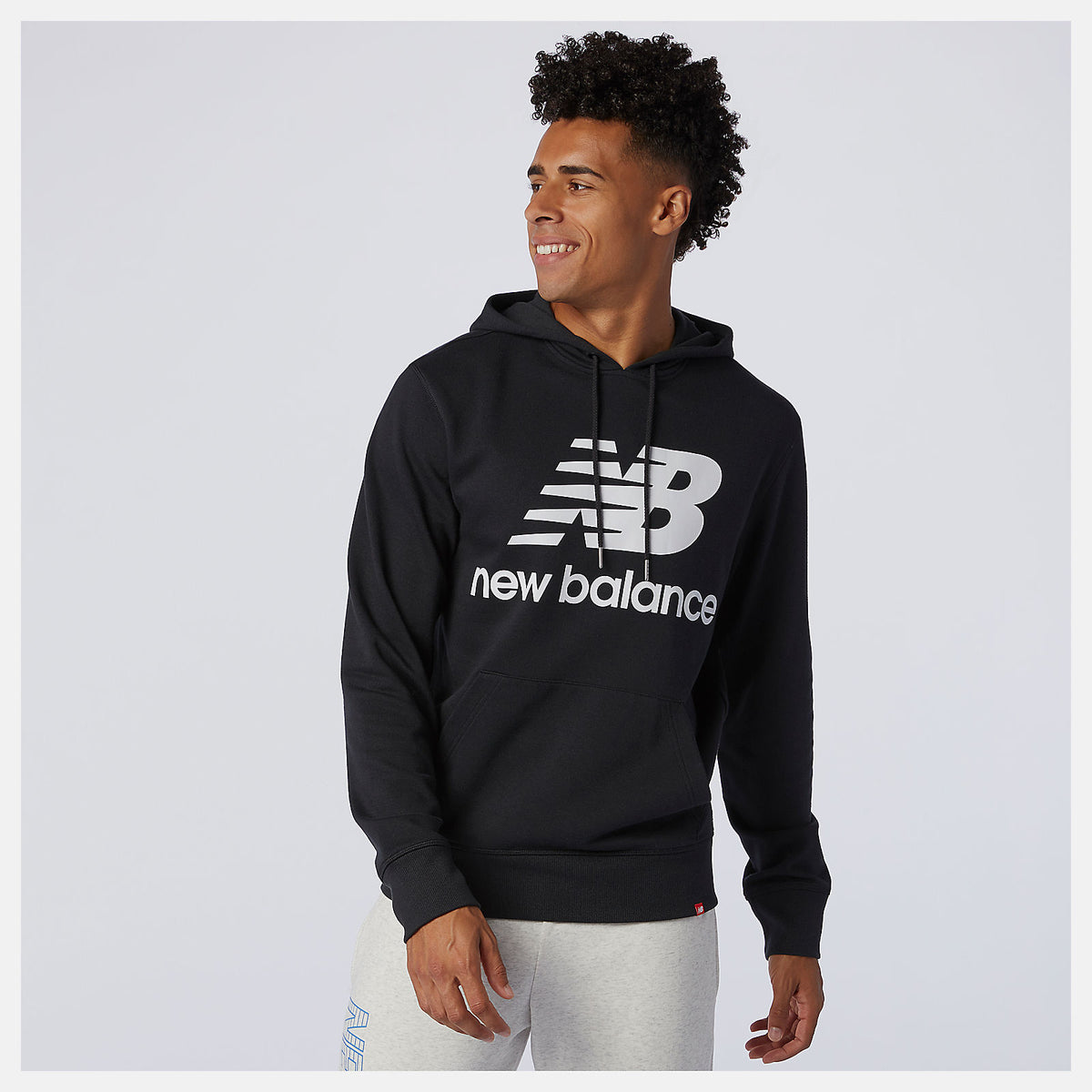 NB Essentials Stacked Logo Po Hoodie / New Balance Men