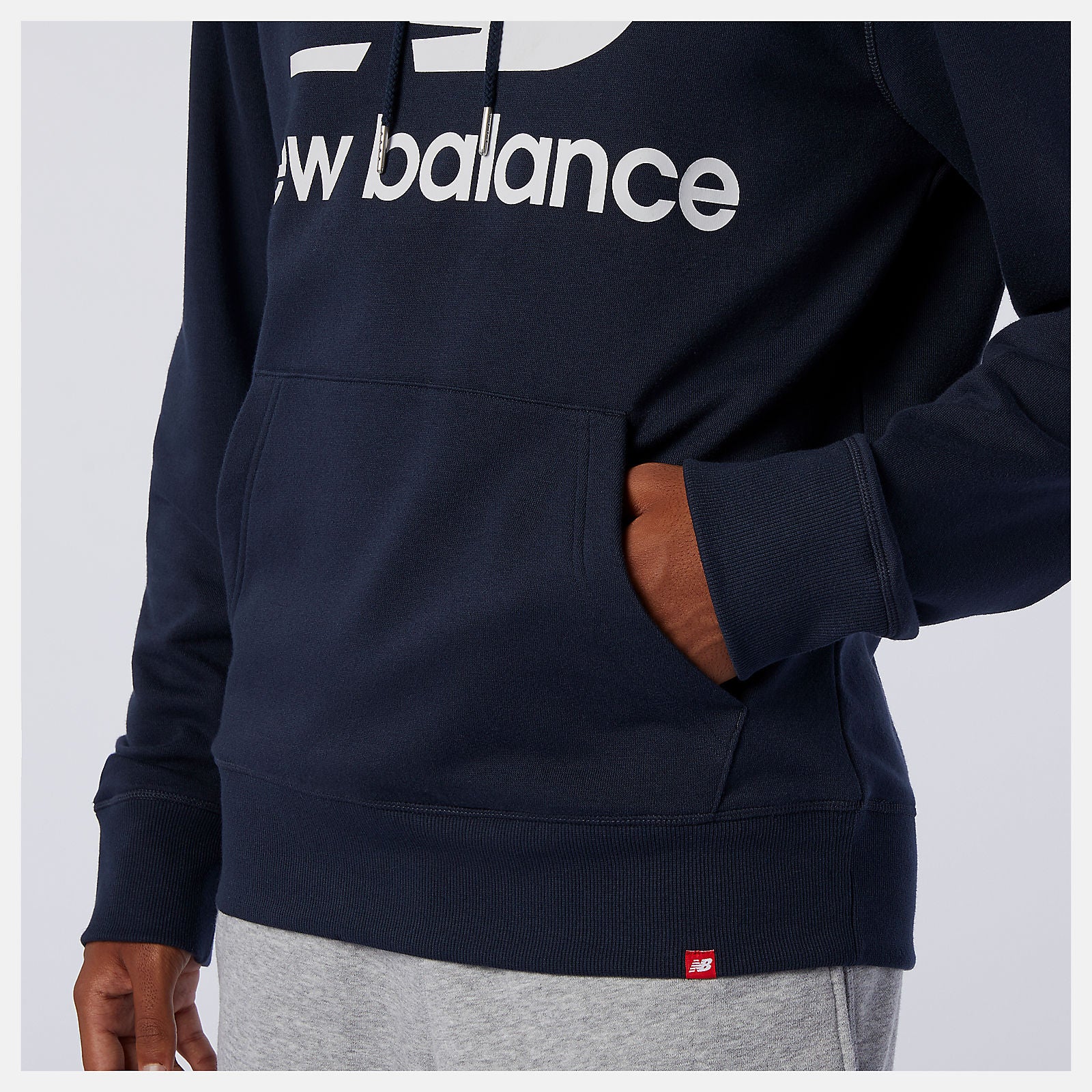 NB Essentials Stacked Logo Po Hoodie / New Balance Men