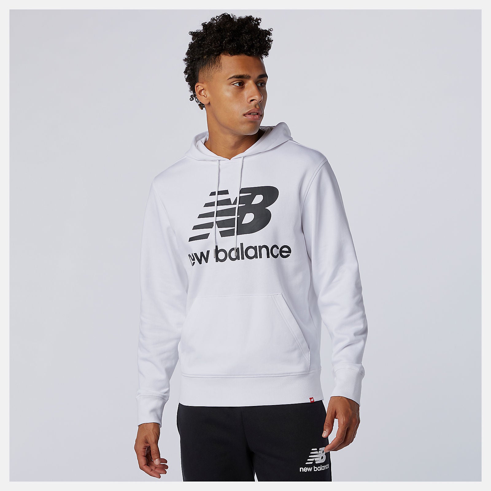 NB Essentials Stacked Logo Po Hoodie / New Balance Men