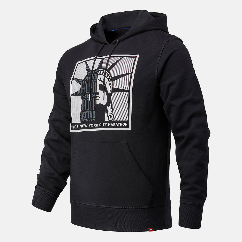 NYC Marathon Essentials Stacked Logo Po Hoodie / New Balance Men